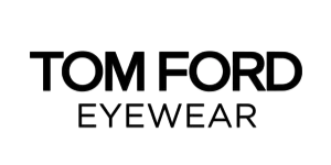 The Tom Ford Eyewear logo, displaying the brand name in black.